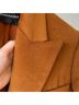 BCBGMAXAZRIA 100% Wool 100% Polyester Brown Orange Jacket Size 0 - photo 11