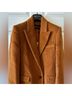 BCBGMAXAZRIA 100% Wool 100% Polyester Brown Orange Jacket Size 0 - photo 5