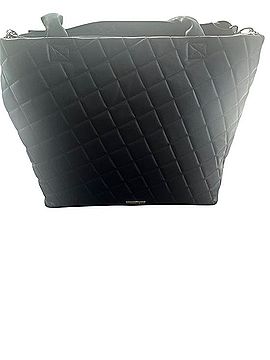 Madden Girl Quilted Black Tote Tote (view 2)