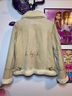 Baby Phat 100% Suede Tan Ivory Jacket Size L - photo 3