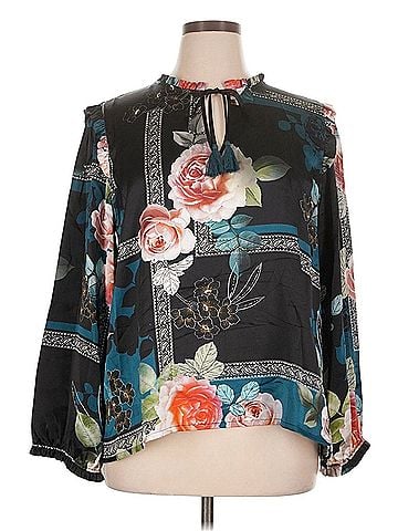 Johnny Was Workshop Rosabel Silk Blouse (view 1)