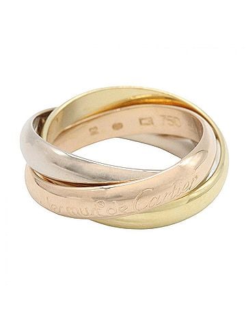 Cartier Cartier Trinity Ring - Ring/Finger Jewelry 18K (Yellow Gold), 18KWG (White 18KPG (Pink Gold) Women's Gold Tone, Silver Tone (view 1)