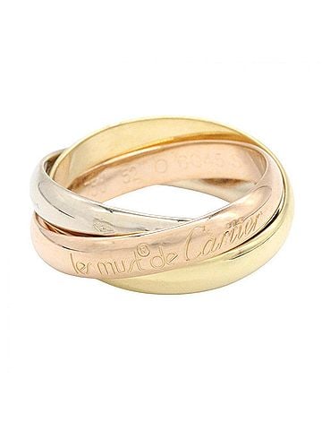 Cartier Cartier Trinity Ring - Ring/Finger Jewelry 18K (Yellow Gold), 18KWG (White 18KPG (Pink Gold) Women's Gold Tones, Silver Tones (view 1)