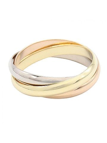 Cartier Cartier Trinity Ring - Ring/Finger Jewelry 18K (Yellow Gold), 18KWG (White 18KPG (Pink Gold) Women's Gold Tones, Silver Tones (view 2)