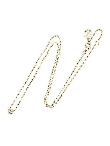 Cartier Cartier d'Amour SM Diamond Necklace, 18K (Yellow Gold), Diamond, Women's, Gold Tone, Clear CRB7215800 (view 2)