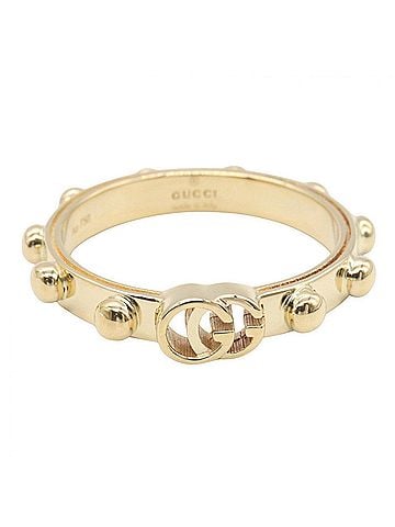Gucci Gucci GG Running Ring, 18K (Yellow Gold) Jewelry, Men's &amp; Women's, Gold Tone (view 2)