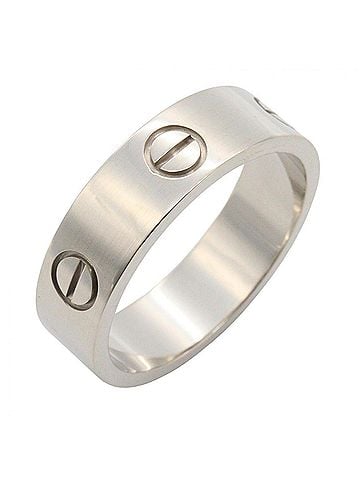 Cartier Cartier Love Ring, 18K White Gold (18KWG), Silver Tone, B4084700 (Men's/Women's) (view 1)
