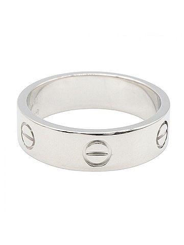 Cartier Cartier Love Ring, 18K White Gold (18KWG), Silver Tone, B4022660 (view 2)