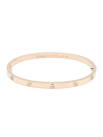 Cartier Cartier Love Bracelet Small Accessory 18KPG (Pink Gold) Women's Gold Tone B6079017 (view 1)