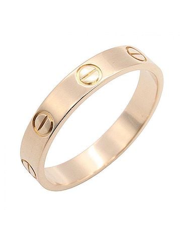 Cartier Cartier Mini Love Ring, 18K Pink Gold (PG), Men's/Women's, Tone, B4085200 (view 1)