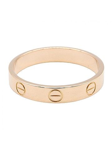 Cartier Cartier Mini Love Ring, 18K Pink Gold (PG), Men's/Women's, Tone, B4085200 (view 2)