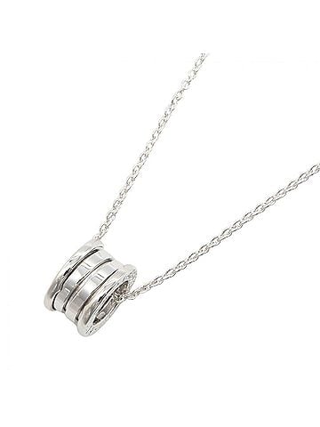 Bvlgari Bvlgari Bulgari B-zero1 Necklace, 18K White Gold (18KWG), Silver Tone, for Men and Women, Item Number 352815 (view 1)