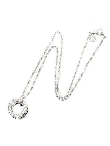 Bvlgari Bvlgari Bulgari B-zero1 Necklace, 18K White Gold (18KWG), Silver Tone, for Men and Women, Item Number 352815 (view 2)