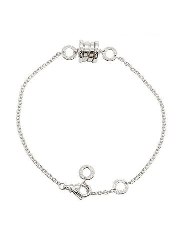 Bvlgari Bvlgari Bulgari B-zero1 Element Bracelet, 18K White Gold (WG), Women's, Silver Tone (view 2)