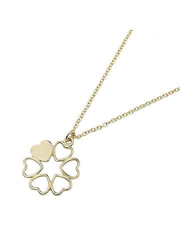 Tiffany & Co. Tiffany &amp; Co. Crown of Hearts Necklace, 18K (Yellow Gold), Women's Jewelry, Gold Tone (view 1)