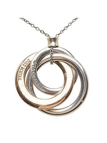 Tiffany & Co. Tiffany &amp; Co. 1837 Interlocking Circle Necklace, Sterling Silver (SV925), Women's. (view 1)