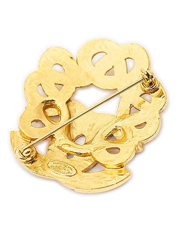 Chanel CC Twisted Brooch (view 2)