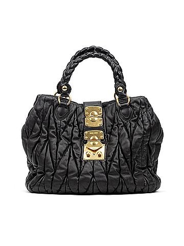 Miu Miu Large Matelasse Tote (view 1)