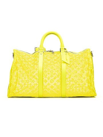 Louis Vuitton Ltd. Ed. Virgil Abloh Mesh Triangle Summer 2019 Keepall Bandouliere (view 1)