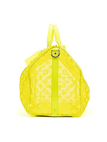 Louis Vuitton Ltd. Ed. Virgil Abloh Mesh Triangle Summer 2019 Keepall Bandouliere (view 2)