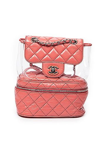 Chanel CC Transparent Vanity Flap Backpack (view 1)