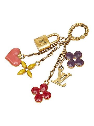 Louis Vuitton Louis Vuitton Sweet Monogram Pendant Top M65391 Gold Multicolor Plated Women's LOUIS VUITTON (view 1)