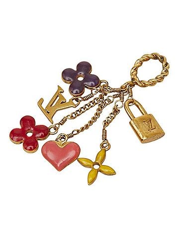Louis Vuitton Louis Vuitton Sweet Monogram Pendant Top M65391 Gold Multicolor Plated Women's LOUIS VUITTON (view 2)
