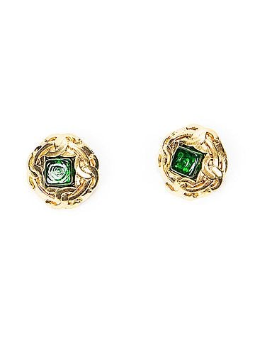 Chanel CC Gripoix Clip On Earrings (view 1)