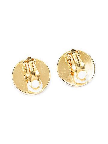 Chanel CC Turnlock Motif Clip On Earrings (view 2)