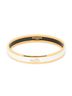 Hermes Leather Goods White Enamel Bangle PM One size - photo 2