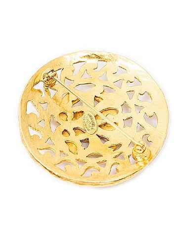 Chanel CC Round Brooch (view 2)