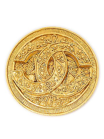 Chanel CC Medallion Brooch (view 1)