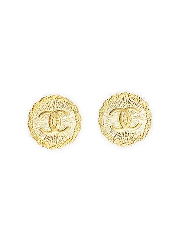 Chanel CC Round Clip On Earrings (view 1)