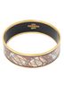 Hermes Leather Goods Brown Enamel Bangle MM One size - photo 3