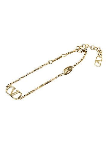 Valentino Valentino V-logo bracelet, gold plated, women's. (view 1)