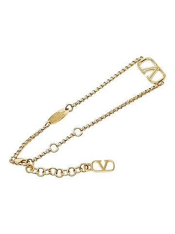 Valentino Valentino V-logo bracelet, gold plated, women's. (view 2)