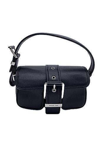 Michael Kors Michael Kors COLBY Extra Small Shoulder Bag 32F4SBAU0L Handbag, Black Smooth Leather, Women's (view 1)