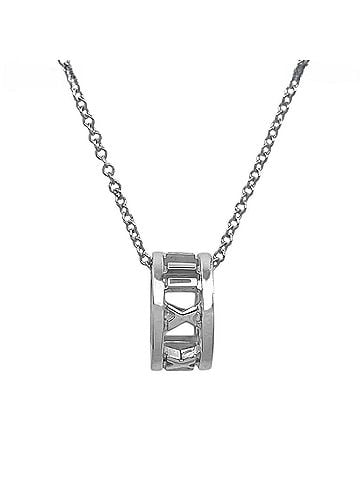 Tiffany & Co. TIFFANY&amp;Co. Tiffany Atlas Open Ring Necklace Pendant SV925 Men's Women's (view 1)