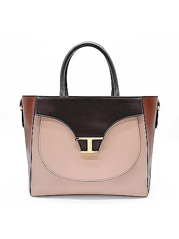 Tod's Tod's TOD’S T-Timeless Handbag/Shoulder Bag, Leather, Beige, Women's (view 1)