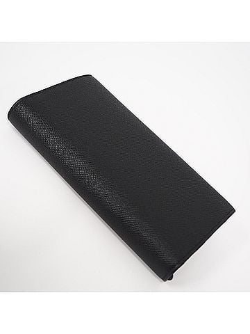 Salvatore Ferragamo Salvatore Ferragamo 0254-09 Gancini Flap Long Wallet 683312 Black Gold Calf Leather Women's (view 2)