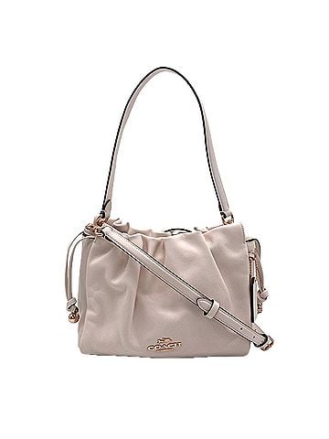 Coach COACH Faye Drawstring Bag CT763 Handbag Cream Smooth Leather Women's (view 1)