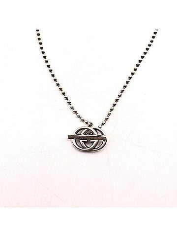 Gucci GUCCI GG Ball Chain Necklace, Silver (view 1)