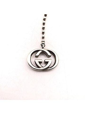 Gucci GUCCI GG Ball Chain Necklace, Silver (view 2)