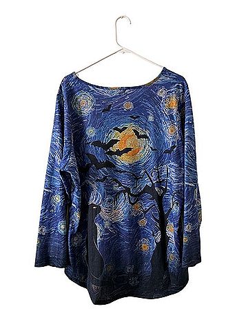 One World Starry Night Long Sleeve Top (view 2)