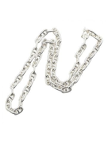 Hermès Hermes Vintage Chaine d'Ancre TPM 63-link Necklace, Sterling Silver 925, Women's Jewelry, Tone (view 2)