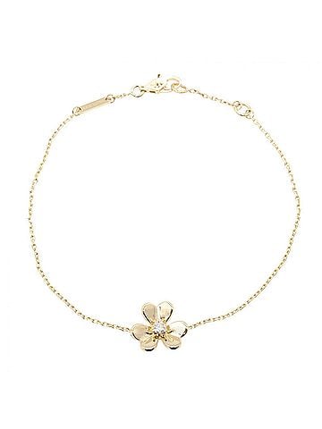 Van Cleef & Arpels Van Cleef &amp; Arpels Frivole 1PD Bracelet - 18K (Yellow Gold) Diamond for Women Gold Tone, Clear Tone VCARPJMM00 (view 1)