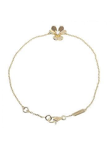 Van Cleef & Arpels Van Cleef &amp; Arpels Frivole 1PD Bracelet - 18K (Yellow Gold) Diamond for Women Gold Tone, Clear Tone VCARPJMM00 (view 2)