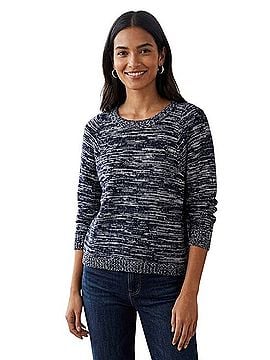 J.Crew Italian Cashmere Marled Knit Sweater Casual Sweaters (view 1)