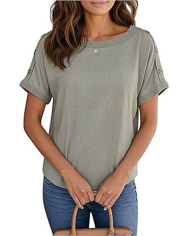 Melissa Paige Short Sleeve Top (view 2)