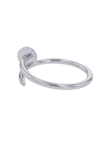 Cartier Cartier Juste un Clou SM Small Model Ring with 0.08ct Diamonds, 18K White Gold, B4245000. (view 2)